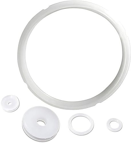 Pressure Cooker Gasket, 18cm Rubber Sealing Ring Fits for 2.8L Instant Pot Universal Replacement Floater Valve Sealer Kits