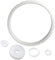 Pressure Cooker Gasket, 18cm Rubber Sealing Ring Fits for 2.8L Instant Pot Universal Replacement Floater Valve Sealer Kits