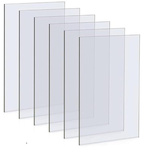 Premium Solid Clear Polycarbonate Double Sided UV Protected Sheets (4mm)(610mm X 1220mm), Impact-Resistant, Glass Replacement, Ideal for Greenhouse Roofing, Shed Windows and Outdoor Canopies