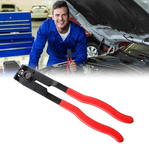 Pince de Serrage pour Botte,Pince pour Colliers de Serrage,Pince Collier Cardan Soufflet,Pince Collier de Serrage pour Réparation Voiture,Pince Pour Collier de Cardan (Rouge)