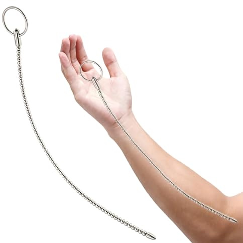 Superlang Dilatoren für Männer Edelstahl Harnröhrenplug Sounding BDSM | Extra langer Katheter (350mm). Für fortgeschrittene Sounding-Sessions. Perfekt für tiefe Harnröhren-Stimulation.