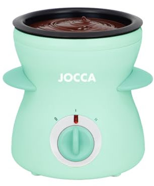 Jocca Machine à Fondue 350ML avec Bol Antiadhésif et 4 Fourchettes
