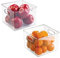 InterDesign iDesign Vorratsbehälter mit Griffen – Organizer für Schränke oder Kühlschrank – 2er-Set – transparent