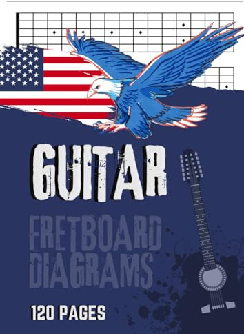 Edizione USA, taccuino bianco per collo chitarra, 8,27 x 11,69, libro schema tastiera: 120 fogli, carta da collo per chitarristi/per musicisti, formato A4