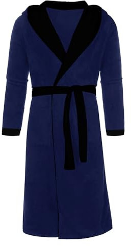535 Herren-Bademantel für Herren, 535 cm lang, 535, blau, 5XL