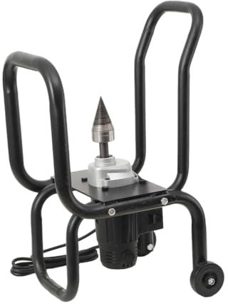 Atsoya Elektrischer konischer Holzspalter, 2000w elektrischer Holzspalter, Heavy Duty Holzspalter, Holzspalter für schwere Lasten bis zu 20cm Durchmesser