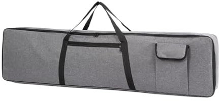 KiBcsLic Custodia Imbottita per Tastiera a 88 Tasti, Tasca Portaoggetti per Studio Musicale, Tour E Concerti