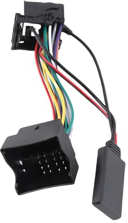 Auto-Bluetooth-Audio-Anschluss für E60 E63 E64 E65 E66 E87, Bluetooth 5.0 AUX-Adapter mit Mikrofon, Breite Kompatibilität, Erstklassige Klangqualität, Perfekt für die Verwendung Im Auto