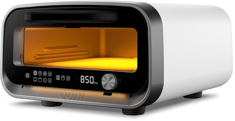 Ooni Volt 2 Forno elettrico per pizza – 30 cm Elettrico Interno Pizza Intelligence – Bianco polare – 450 °C Temperatura massima – Cuocere pizza 12 in 90 secondi.