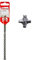 fischer Hammerbohrer Quattric II 8/100/165 S, Hochleistungsbohrer, 8 mm Durchmesser, Aufsatz für Bohrmaschinen, Werkzeug zum Bohren in bewehrtem & unbewehrtem Beton, Vollziegel und Kalksandstein