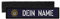 Copytec Patch Namens-Schild Polizei Berlin Streifen personalisiert Namen #36081