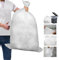 50 bolsas de basura grandes, bolsas de reciclaje transparentes fuertes, tamaño 18 x 29 x 39 pulgadas, bolsas de plástico transparente, bolsas de basura para basura, bolsas de basura – calibre 140 – 85