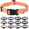 Mihqy Hundehalsband Verstellbares, Weich & Komfort Nylon Hunde Halsband für Kleine Mittlere Große Hunde Welpen Katzen(Gelbe Blume, L)