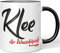 JUNIWORDS Tasse, Klee, die Wundervolle, Schwarz (5256009)