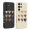 Pnakqil 2 stück Handyhülle für Samsung Galaxy S22 Ultra 5G 6,8,Hülle Liebe Herz Motiv Muster Design süß Aesthetic Schön Mädchen Kameraschutz Stoßfeste Case Silikon Schutzhülle Tasche