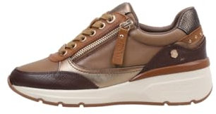 Carmela Deportivo Cremallera Cordones Piel combinada Mujer Marron para: Mujer Color: marrón Talla: 40