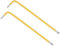 TOP-VIGOR 2Pcs 4mm Ball End Hex Key Wrench, L Shaped Long Arm Ball Point Hexagon Keys Allen Key for Household DIY, Professional Machine Repairing