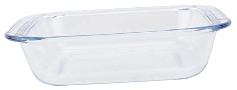 Amosfun 1 Stück Glas Quadratische Auflaufform Lebensmittel Servierform Ofen Backform Backplatte Steak Backschüssel Rechteckige Backformen Lebensmittel Serviertablett Käsekuchen