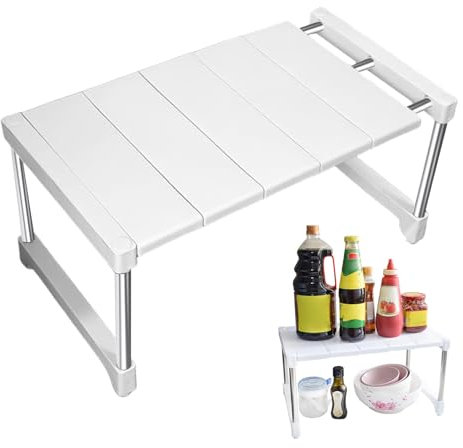 Mensola espandibile sotto il lavandino per bagno e credenza retrattile da tavolo rt mensola (1 confezione)