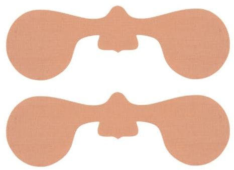 Whakano 4 Stück Ski Gesicht Tapeverband Vorgeschnitten,Wärme Gesichts-Pflaster Nasenpflaster,Anti-Frost Gesichtsaufkleber,Elastisch Atmungsaktiv Face Patch für Skifahren Wintersport Outdoor,Khaki