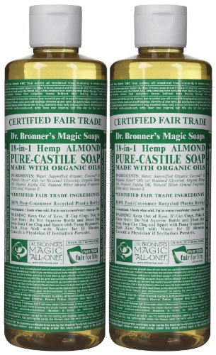 Dr. Bronners Almond 16oz. Castile Soap (2 Pack)