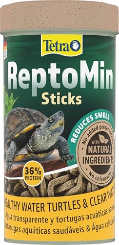 Tetra ReptoMin alimento para tortugas - comida especialmente adaptada a las tortugas, 250 ml