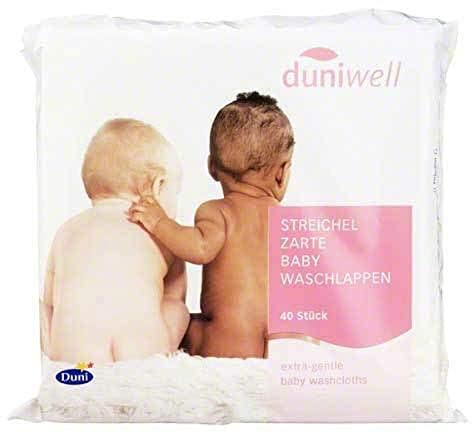 Duniwell Einmal-Babywaschlappen, 40 Stück