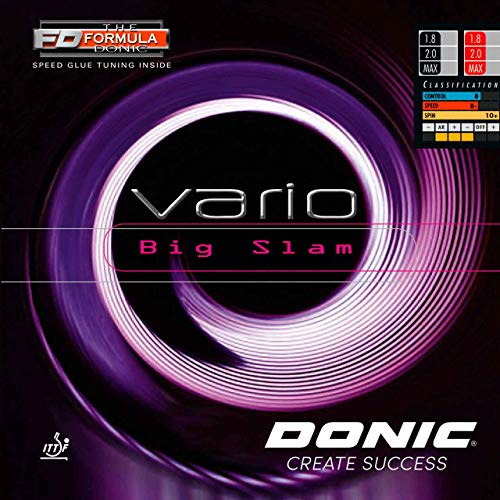 Donic Belag Vario Big Slam, schwarz, 1,8 mm