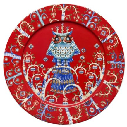 iittala Taika Plate, Red, 10.6 inches (27 cm)