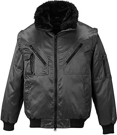 Portwest PJ10BKR5XL Giacca Pilot 3 in 1, Nero, XXXXXL