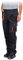 REIS FORECO-T SBP46 Pantaloni da Lavoro per Uomo, Protettivi, Antitaglio, Cargo, 80% Poliestere 20% Cotone, Acciaio-Nero-Arancione, Taglia 46