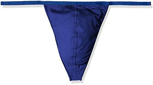 HOM Herren G-String 2er Pack, Plume 2P String, 359931, (S,M,L,XL) (Small, Schwarz, Blau)
