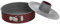 Tognana Sweet Cherry Tortiera Tonda 2 Fondi Cm 24, Acciaio al Carbonio, rosso