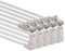 1aTTack.de - Cable de red Cat6 Cat 6 en ángulo de 90 grados SFTP PIMF 1000 Mbits RJ-45-5 piezas blanco 5m