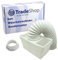 Trade-Shop Universal Wäschetrockner Kondensator Vent Kit Box 102mm für Acec Admiral AEG Amana Amica Asko Bauknecht Baumatic Beko Blomberg Bruder Bush