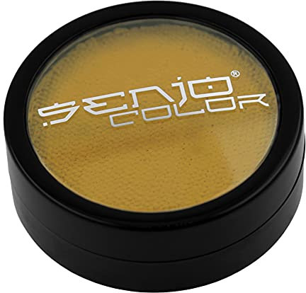 Senjo Color Bodypainting Farbe Sonnengelb 25ml wasserlöslich Pinsel Schwamm