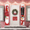 VCRANONR Weihnachtsbanner Outdoor 30 x 180CM Weihnachten Banner 1 Türvorhang + ein Paar Couplets Frohe Weihnachten Banner Weihnachtsdekoration Weihnachtsbanner Für Party Zuhause Veranda Fenster