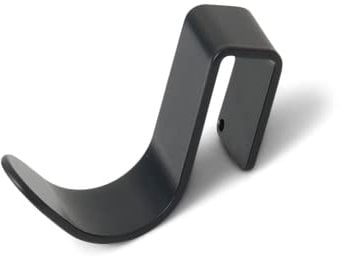 Pedestal Soporte práctico para cables y auriculares en muebles de TV | Se adapta a cualquier soporte de TV excepto Linked Tall (negro)