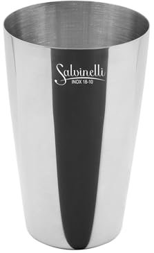 Salvinelli SHBO50 Shaker Half Tin MOD. Boston 50 CL, Acciaio Inossidabile