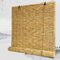 Tenda a Rullo in Bambù Intrecciato a Mano,Avvolgibile Bamboo,Cortina di Bambù Traspiranti,Tapparella Avvolgibile Bambù,Tasso di Ombreggiatura del 70%,per Esterni/Interni (100x100cm/39x39in(WxH))