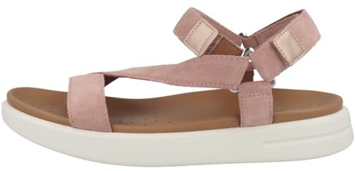 Geox Femme D Xand 2S B Sandales de Sport, DK Skin Rose Gold, 40 EU