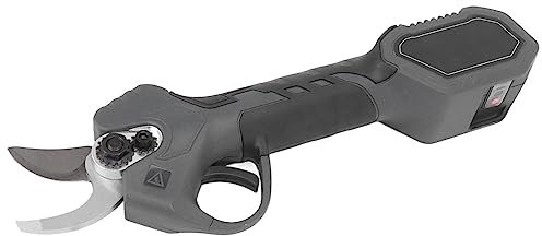 Fockety Tijeras de podar eléctricas, podadora eléctrica Recargable sin Cable, batería de 2000mAh, diámetro de Corte MAX 40mm/1.57in, podadora de Mano Potente para jardinería (Negro)