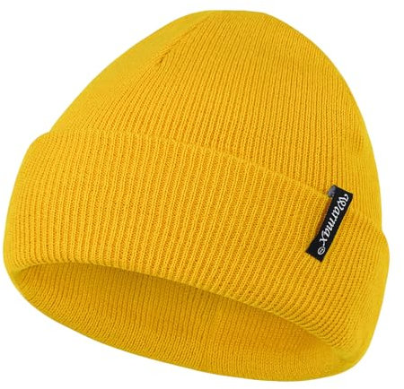 PONCEAU Mütze Baby Beanie Kleinkind Kind Weiche Wintermützen Strickmütze Jungen Mädchen Warme Wintermütze Neugeborene M (3-8 Jahre)