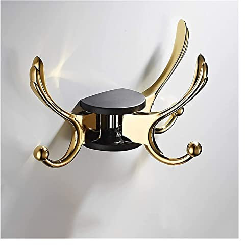 Wnota Wandgarderobe Wandgarderobe , Beweglicher Drehbarer Kleiderhaken Kleiderhaken Hutablage Mit Haken Kleiderhaken