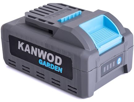 Kanwod KGAAC-NGP002 Gartengeräte-Akku 40 V 4 Ah, Akku Geeignet für Kanwod Rasenmäher, Heckenscheren und Rasentrimmer, leistungsstarke Batterie