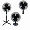 GROWMANIA Ventilador de Pie 3 en 1 Negro Silencioso y Potente | Ventilador de Pared con 3 Velocidades | Ventilador de Sobre Mesa | Ventilador Pedestal Ligero