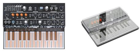 Arturia - MicroFreak Synthesizer Keyboard & Decksaver DS-PC-MICROFREAK Schutzhülle aus Polycarbonat für Arturia MicroFreak