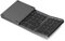 Humanitypd Tastiera Bluetooth Pieghevole, Tastiera Wireless Ricaricabile Tramite USB per iOS, Android, PC Laptop Smartphone-Nero
