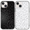Yoedge 2 Pack Black Leopard Print Phone Case for iPhone 14/iPhone 13 6.1,Ultrathin Soft Silicone with Cheetah Aesthetics Pattern, Shockproof Bumper Protector Matte Girls Cover for iPhone 14