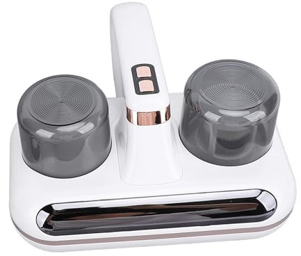 Aspirapolvere per Materassi, Aspirapolvere Portatile Ricaricabile per Letto con Contenitore per la Polvere 210 Ml, Aspirapolvere Portatile per Letto, Materasso, Divano,